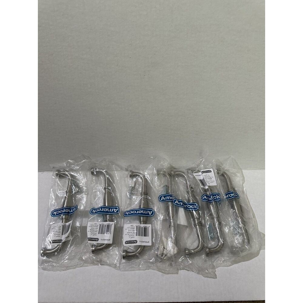 Lot of 7 Amerock Satin Nickel‎ 160mm Barrel Pulls Handle BP55245-G10 Brand New